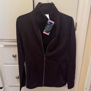 Women's Suede Jacket - Deep Purple